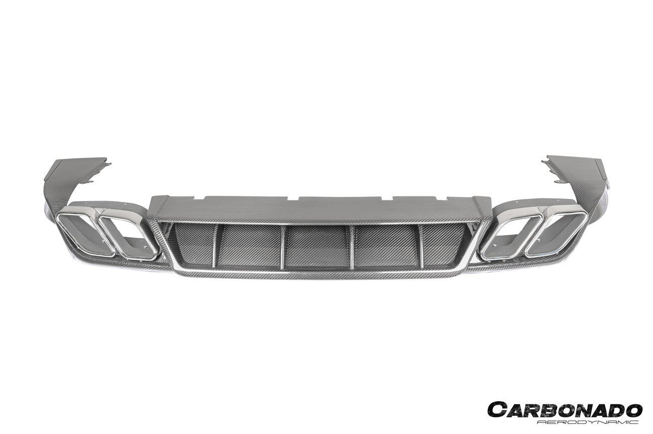 Carbonado 2018-2023 Porsche 9Y0.1 Cayenne Turbo MSY Style Dry Carbon Fiber Wide Body Kit