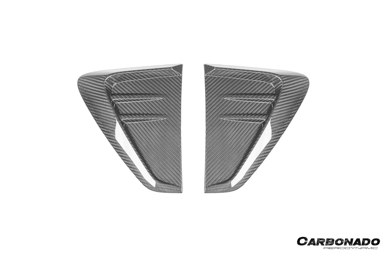 Carbonado 2018-2025 Porsche 9Y0 Cayenne S    E-Hybrid    Turbo MSY Style Dry Carbon Fiber Fender Vent
