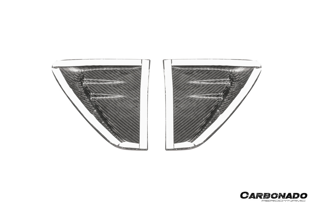 Carbonado 2018-2025 Porsche 9Y0 Cayenne S    E-Hybrid    Turbo MSY Style Dry Carbon Fiber Fender Vent