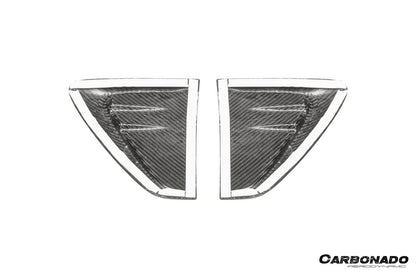 Carbonado 2018-2025 Porsche 9Y0 Cayenne S    E-Hybrid    Turbo MSY Style Dry Carbon Fiber Fender Vent
