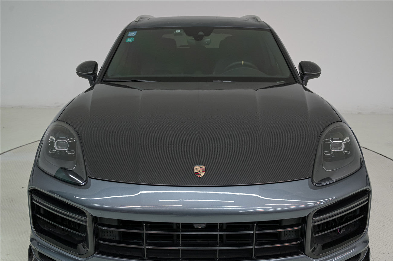 Carbonado 2018-2023 Porsche 9Y0.1 Cayenne    S  Coupe   E-Hybrid OEM Style Dry Carbon Fiber Hood