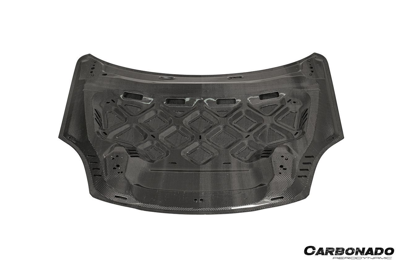 Carbonado 2018-2023 Porsche 9Y0.1 Cayenne    S  Coupe   E-Hybrid OEM Style Dry Carbon Fiber Hood