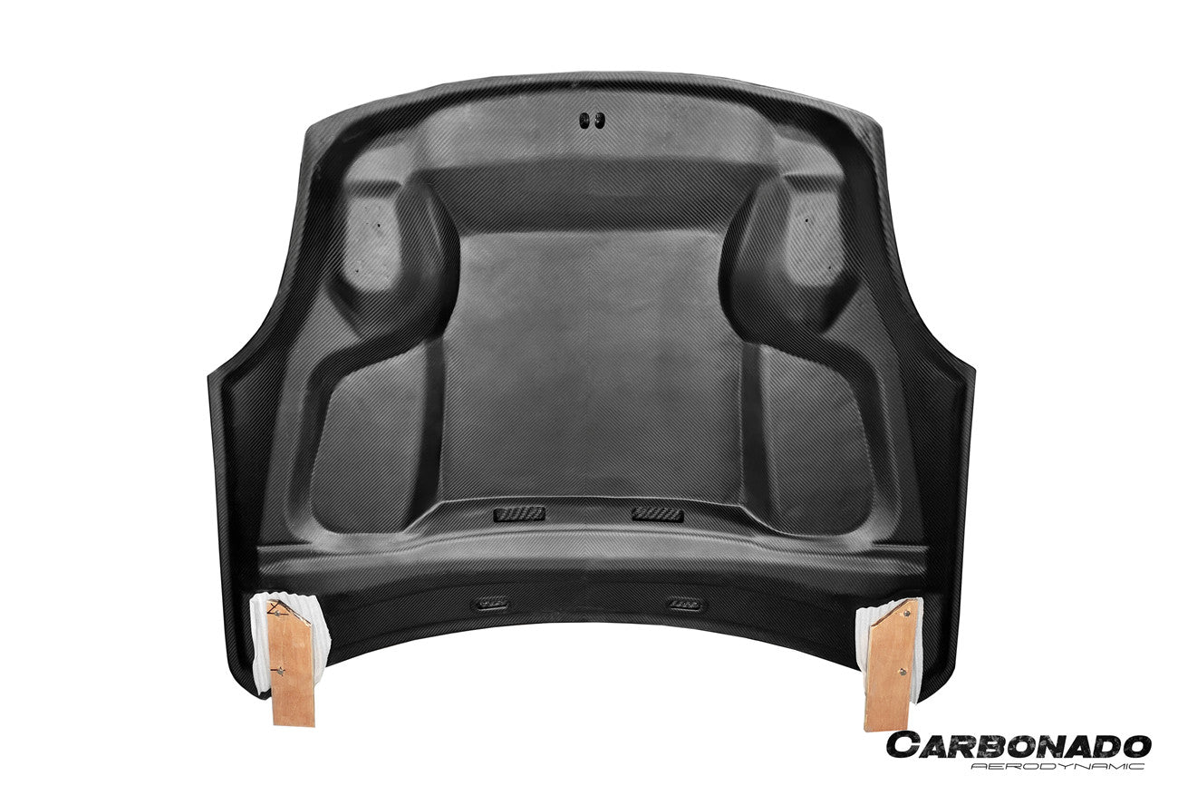 Carbonado 2018-2023 Porsche 9Y0.1 Cayenne S    Coupe    E-Hybrid    Turbo TKT Style Dry Carbon Fiber Hood