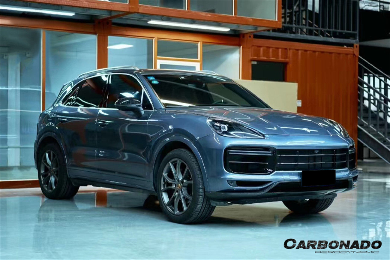 Carbonado 2018-2023 Porsche 9Y0.1 Cayenne Turbo TurboGT-Style Dry Carbon Fiber Front Lip