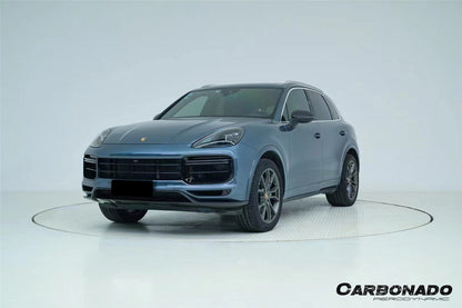 Carbonado 2018-2023 Porsche 9Y0.1 Cayenne Turbo TurboGT-Style Dry Carbon Fiber Front Lip