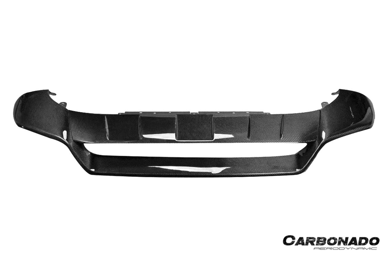 Carbonado 2018-2023 Porsche 9Y0.1 Cayenne Turbo TurboGT-Style Dry Carbon Fiber Front Lip