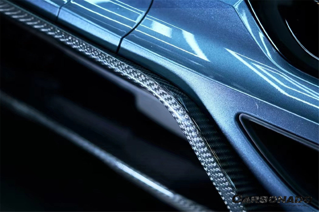 Carbonado 2018-2023 Porsche 9Y0.1 Cayenne Turbo TurboGT-Style Dry Carbon Fiber Front Lip