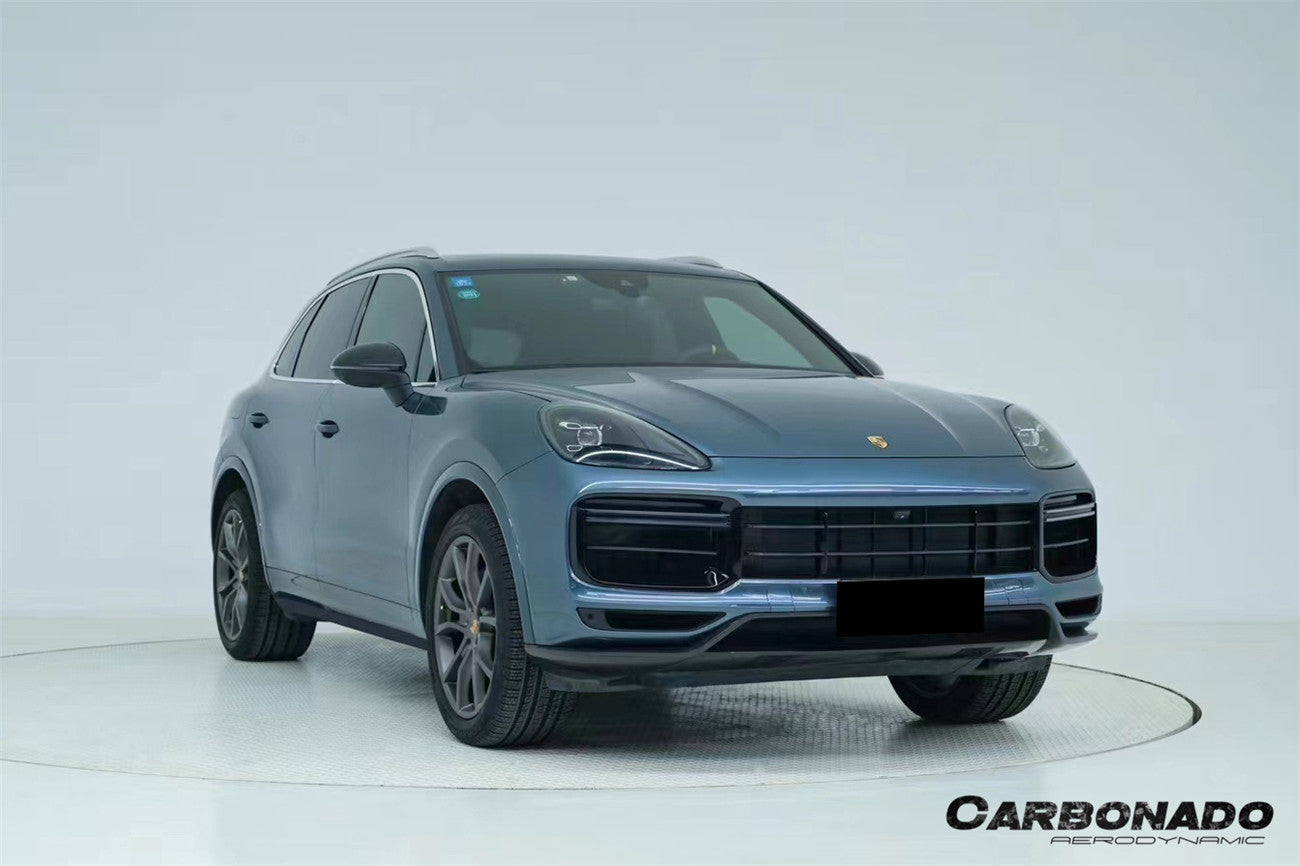 Carbonado 2018-2023 Porsche 9Y0.1 Cayenne Turbo TurboGT-Style Dry Carbon Fiber Front Lip