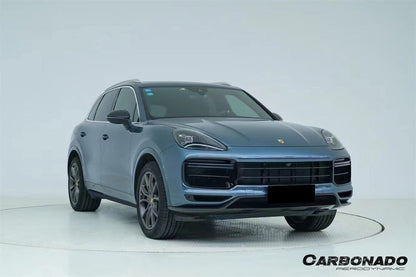 Carbonado 2018-2023 Porsche 9Y0.1 Cayenne Turbo TurboGT-Style Dry Carbon Fiber Front Lip
