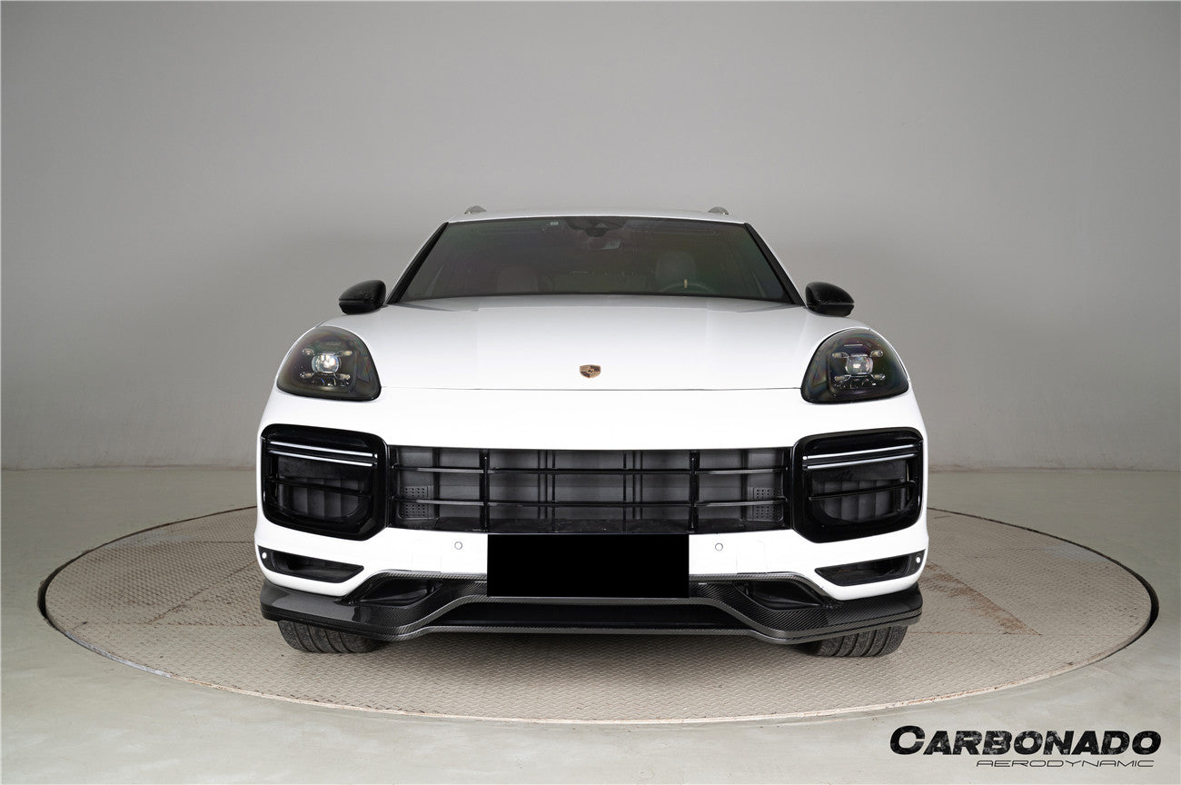 Carbonado 2018-2023 Porsche 9Y0.1 Cayenne SD    Turbo    Turbo GT KT-Style Front Lip