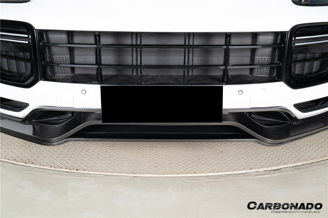Carbonado 2018-2023 Porsche 9Y0.1 Cayenne SD    Turbo    Turbo GT KT-Style Front Lip