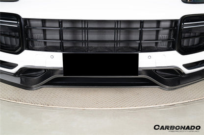 Carbonado 2018-2023 Porsche 9Y0.1 Cayenne SD    Turbo    Turbo GT KT-Style Front Lip