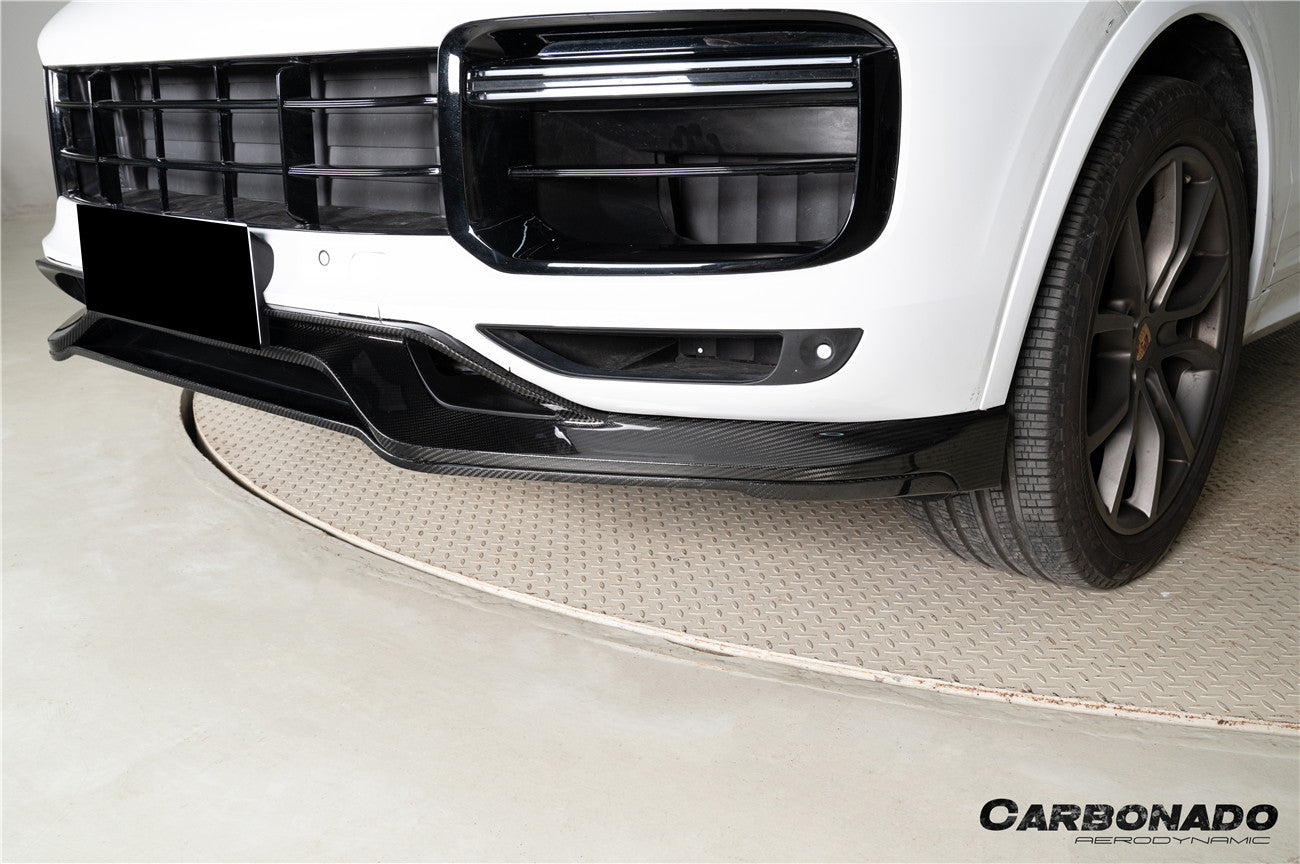 Carbonado 2018-2023 Porsche 9Y0.1 Cayenne SD    Turbo    Turbo GT KT-Style Front Lip