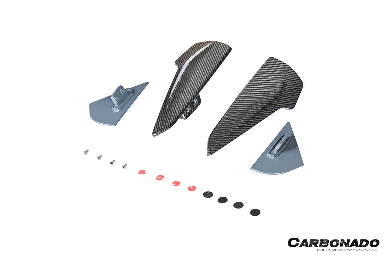 Carbonado 2018-2025 Porsche 9Y0 9YA Cayenne S   GTS   E-Hybrid KT Style Dry Carbon Fiber Roof Spoiler (Dont fit Coupe)