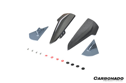 Carbonado 2018-2025 Porsche 9Y0 9YA Cayenne S   GTS   E-Hybrid KT Style Dry Carbon Fiber Roof Spoiler (Dont fit Coupe)