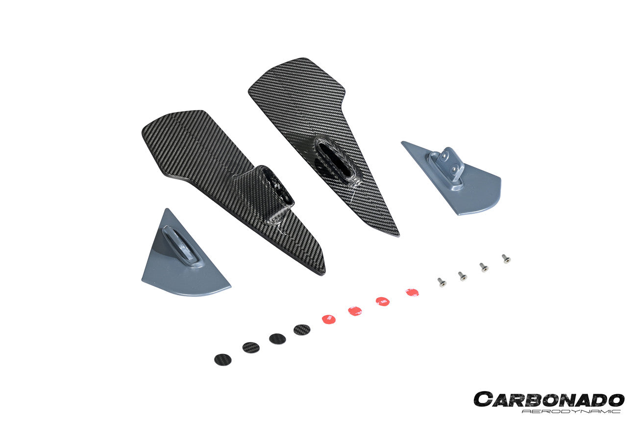 Carbonado 2018-2025 Porsche 9Y0 9YA Cayenne S   GTS   E-Hybrid KT Style Dry Carbon Fiber Roof Spoiler (Dont fit Coupe)