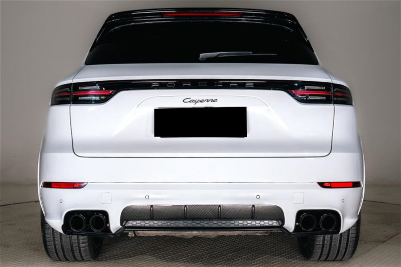 Difusor de labio trasero solo para Porsche 9Y0 Cayenne SD Carbonado 2018-2025