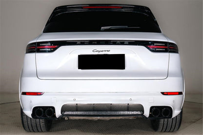 Difusor de labio trasero solo para Porsche 9Y0 Cayenne SD Carbonado 2018-2025