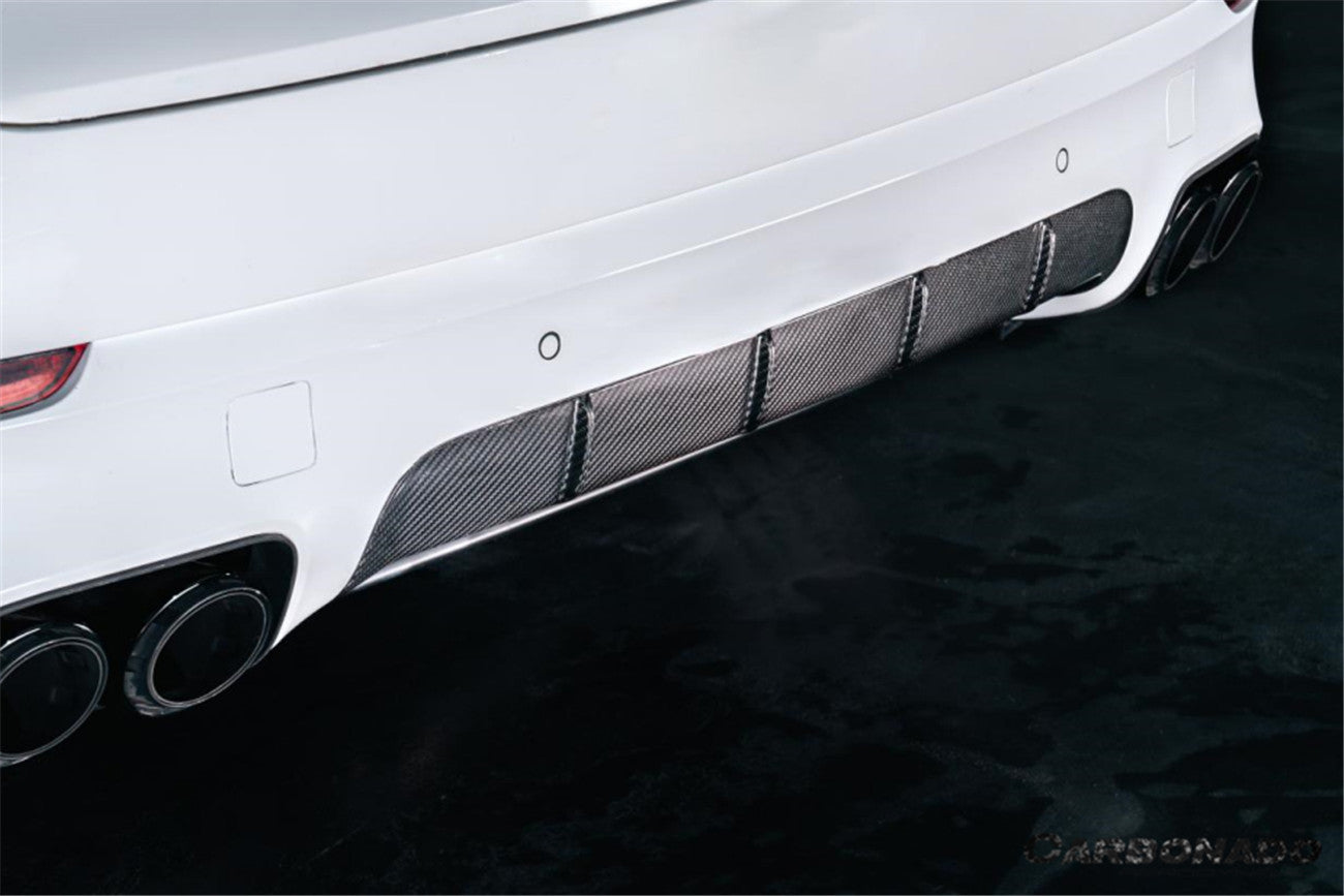 Difusor de labio trasero solo para Porsche 9Y0 Cayenne SD Carbonado 2018-2025