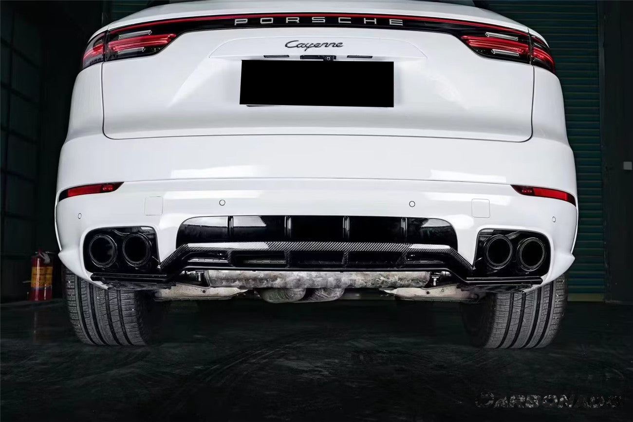 Carbonado 2018-2025 Porsche 9Y0 Cayenne SD Only KT-Style Rear Diffuser