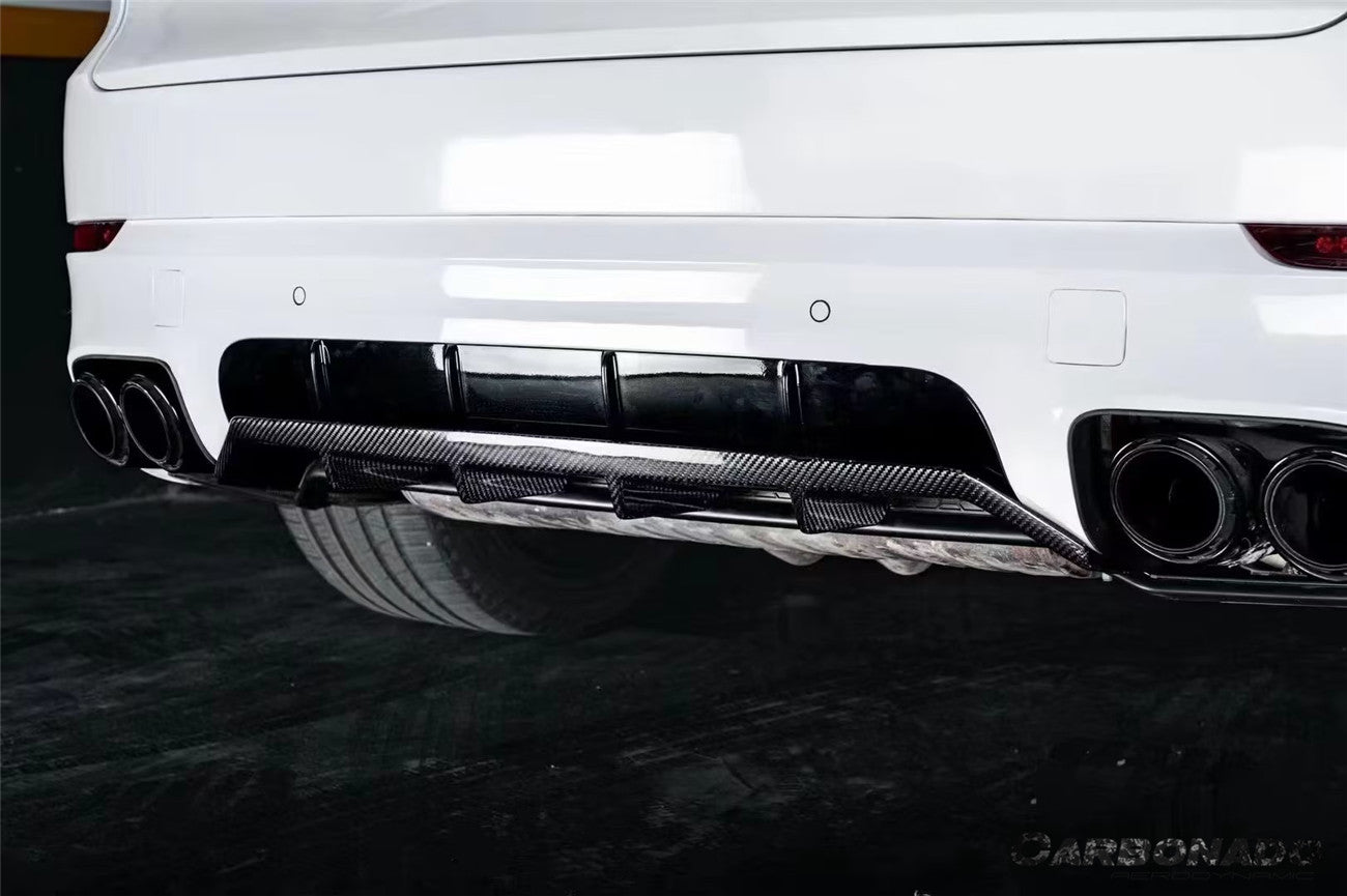 Carbonado 2018-2025 Porsche 9Y0 Cayenne SD Only KT-Style Rear Diffuser