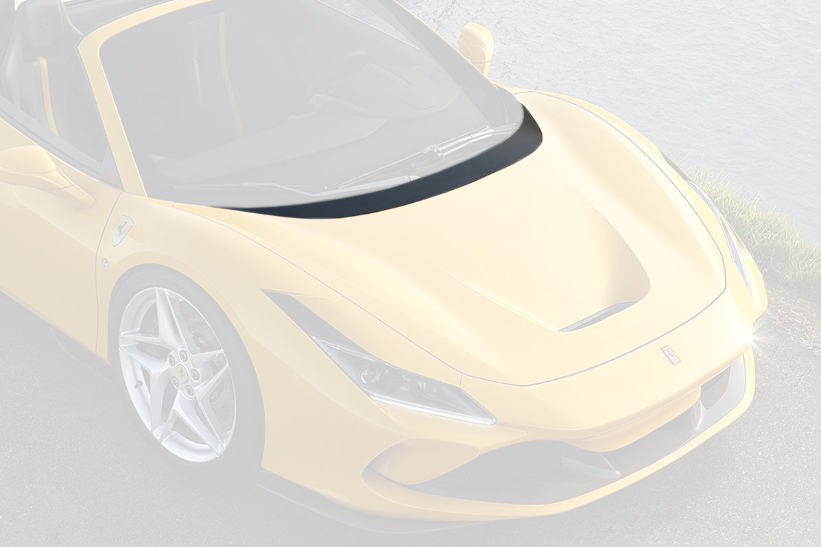 Carbonado OEM Style Dry Carbon Fiber Front Hood Trim | 2019-2024 Ferrari F8