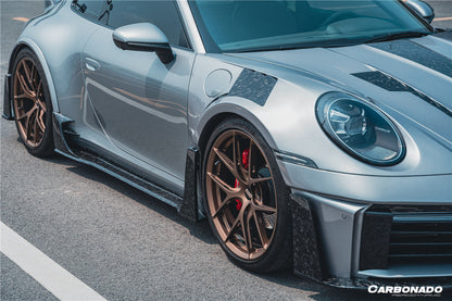 Carbonado Aero 2019-UP Porsche 911 992 Carrera Autoclave Carbon Fiber Hood Carbonado (AM) Fits: S, 4, 4S, Targa, Cabriolet, Turbo