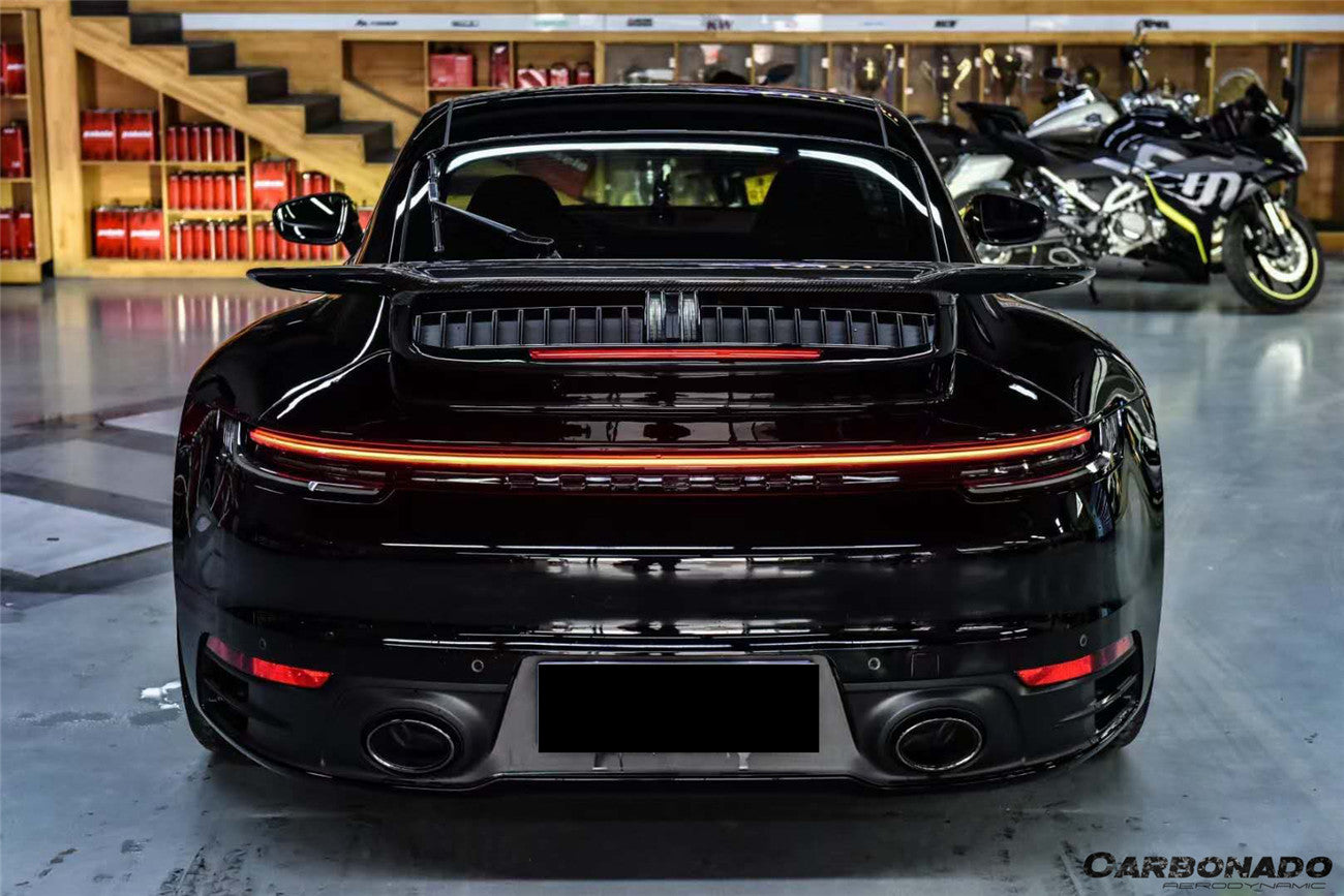 Carbonado 2019-2023 Porsche 911 992 Carrera    S    4    4S SD Style Trunk Spoiler Wing