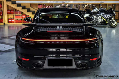 Carbonado 2019-2023 Porsche 911 992 Carrera    S    4    4S SD Style Trunk Spoiler Wing