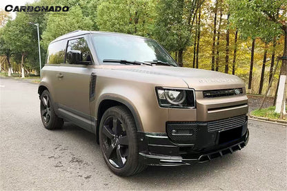 Carbonado 2020-2024 Land Rover Defender rock style Front Lip & with LED Light