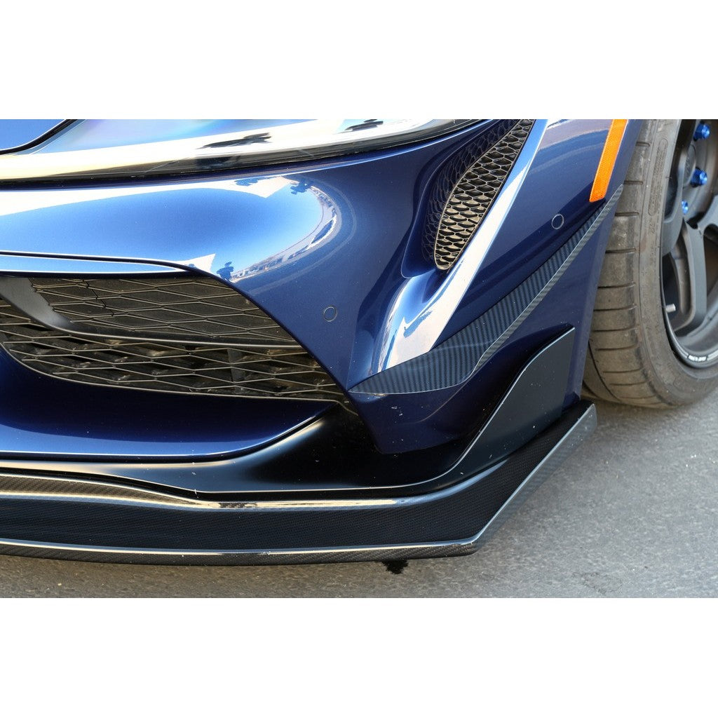 APR Carbon Fiber Front Bumper Canards (2020-2023 Toyota Supra A90/91)