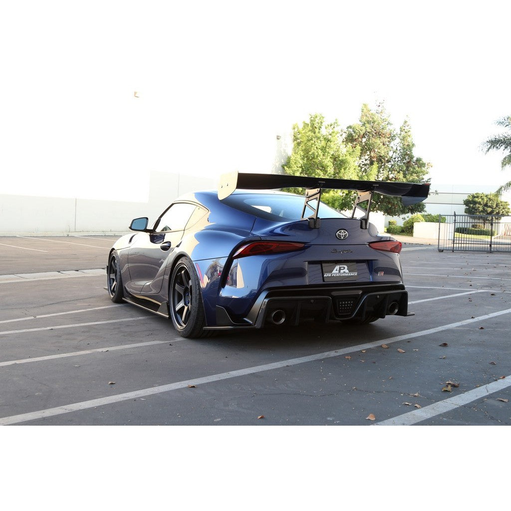 APR GTC-500 71" Carbon Fiber Adjustable Wing (2020-2023 Toyota Supra A90/91)