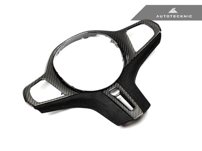 AutoTecknic Carbon Alcantara Steering Wheel Trim - G01 X3 | G02 X4