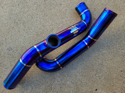 BS Fab Titanium Upper Intercooler Piping | Mitsubishi Evo 8/9