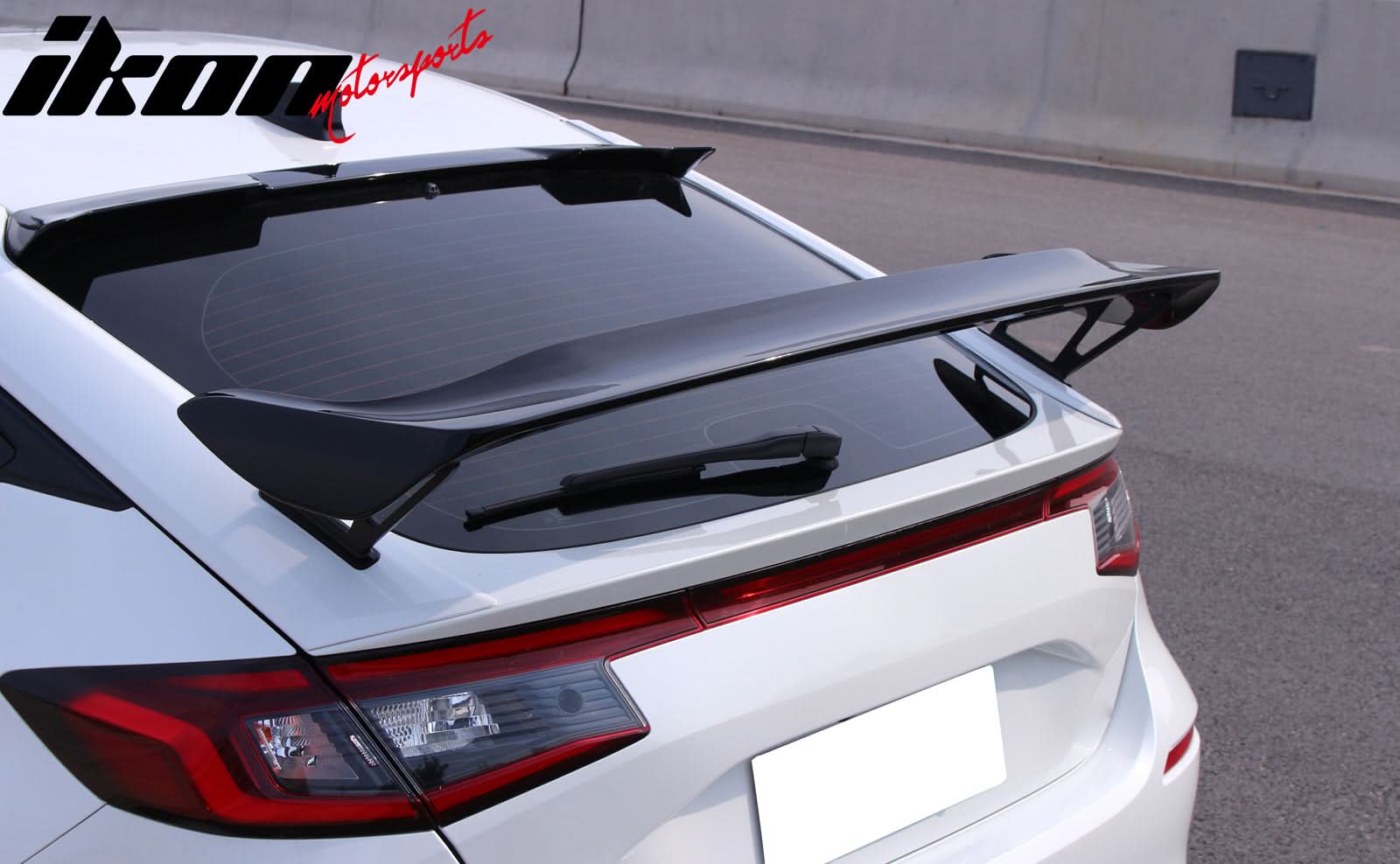 2022-2024 Honda Civic Type R Gloss Trunk Spoiler Mounting Plate ABS