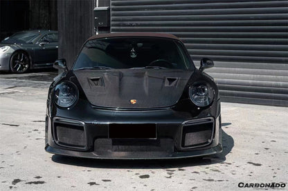 Carbonado 2013-2019 Porsche 991 Carrera Targa S 4 4s GT3 Convert GT2RS Style Carbon Fiber Hood
