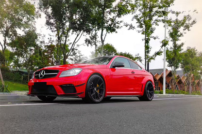 Carbonado 2012-2014 Mercedes Benz W204 C Class Coupe BKSS Style Wide Full Body Kit (Not Fit AMG)