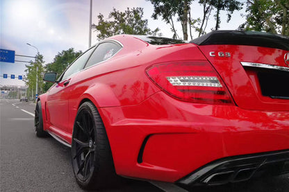 Carbonado 2012-2014 Mercedes Benz W204 C Class Coupe BKSS Style Wide Full Body Kit (Not Fit AMG)