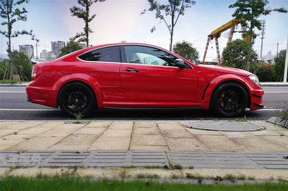 Carbonado 2012-2014 Mercedes Benz W204 C Class Coupe BKSS Style Wide Full Body Kit (Not Fit AMG)