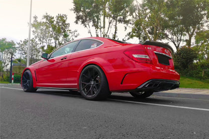 Carbonado 2012-2014 Mercedes Benz W204 C Class Coupe BKSS Style Wide Full Body Kit (Not Fit AMG)