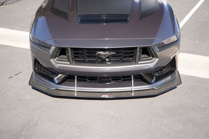 APR Carbon Fiber Front Wind Splitter (2024+ Ford Mustang Dark Horse)