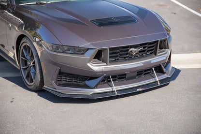 APR Carbon Fiber Front Wind Splitter (2024+ Ford Mustang Dark Horse)