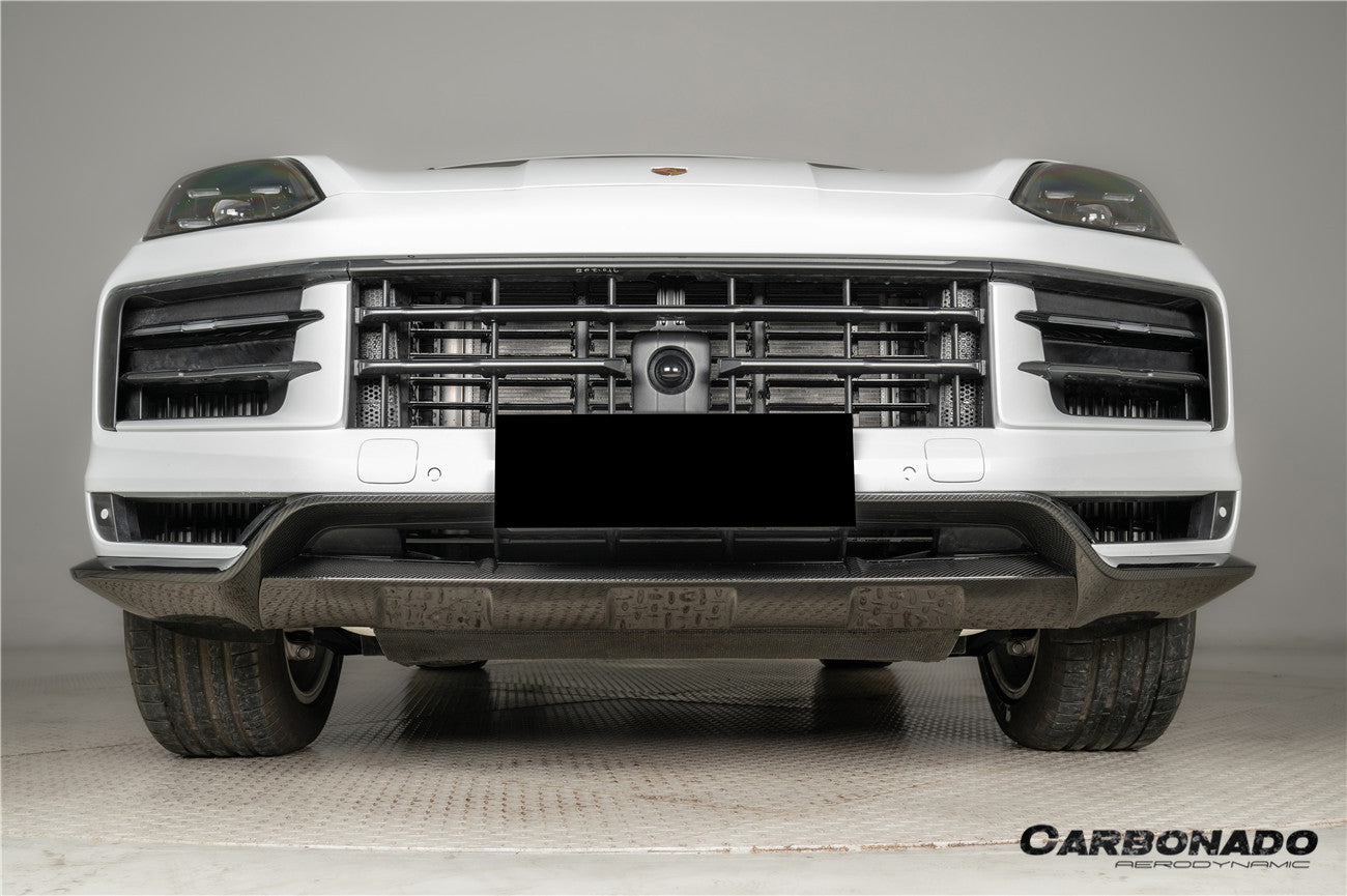 Carbonado 2024-2025 Porsche 9Y0.2 Cayenne S E-Hybrid Coupe OEM Style Dry Carbon Fiber Front Lip