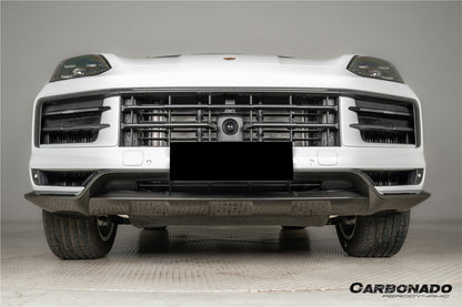 Carbonado 2024-2025 Porsche 9Y0.2 Cayenne S E-Hybrid Coupe OEM Style Dry Carbon Fiber Front Lip