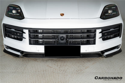 Carbonado 2024-2025 Porsche 9Y0.2 Cayenne S E-Hybrid Coupe OEM Style Dry Carbon Fiber Front Lip