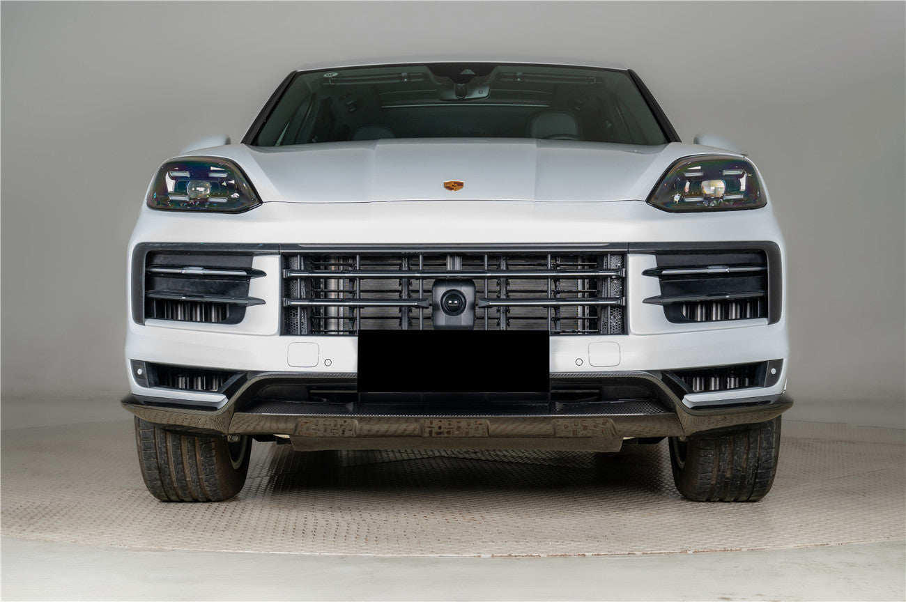 Carbonado 2024-2025 Porsche 9Y0.2 Cayenne S E-Hybrid Coupe OEM Style Dry Carbon Fiber Front Lip