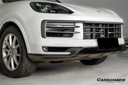Carbonado 2024-2025 Porsche 9Y0.2 Cayenne S E-Hybrid Coupe OEM Style Dry Carbon Fiber Front Lip