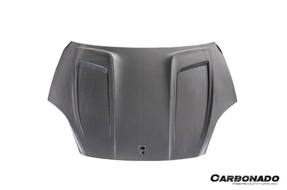 Capó seco de fibra de carbono para Porsche 9Y0.2 Cayenne S Coupé E-Hybrid KT Style Carbonado 2024-2025