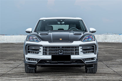 Carbonado 2024-2025 Porsche 9Y0.2 Cayenne S    Coupe    E-Hybrid MSY Style Dry Carbon Fiber Front Lip
