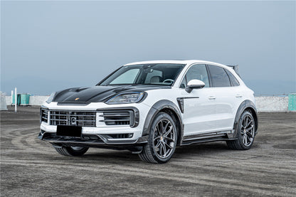 Carbonado 2024-2025 Porsche 9Y0.2 Cayenne S   Coupe    E-Hybrid MSY Style Dry Carbon Fiber Wide Body Kit